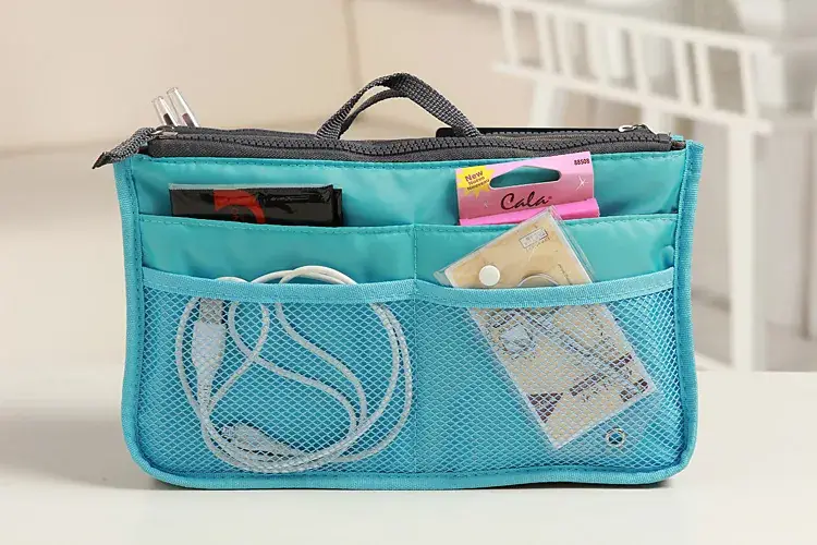 Double Zipper Makeup Wash Bag Thickened Multifunctional Storage — feature 22