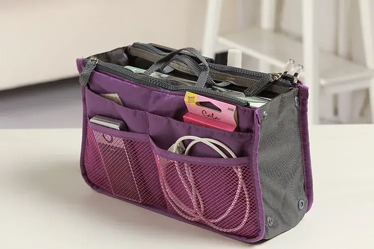 Double Zipper Makeup Wash Bag Thickened Multifunctional Storage — feature 23