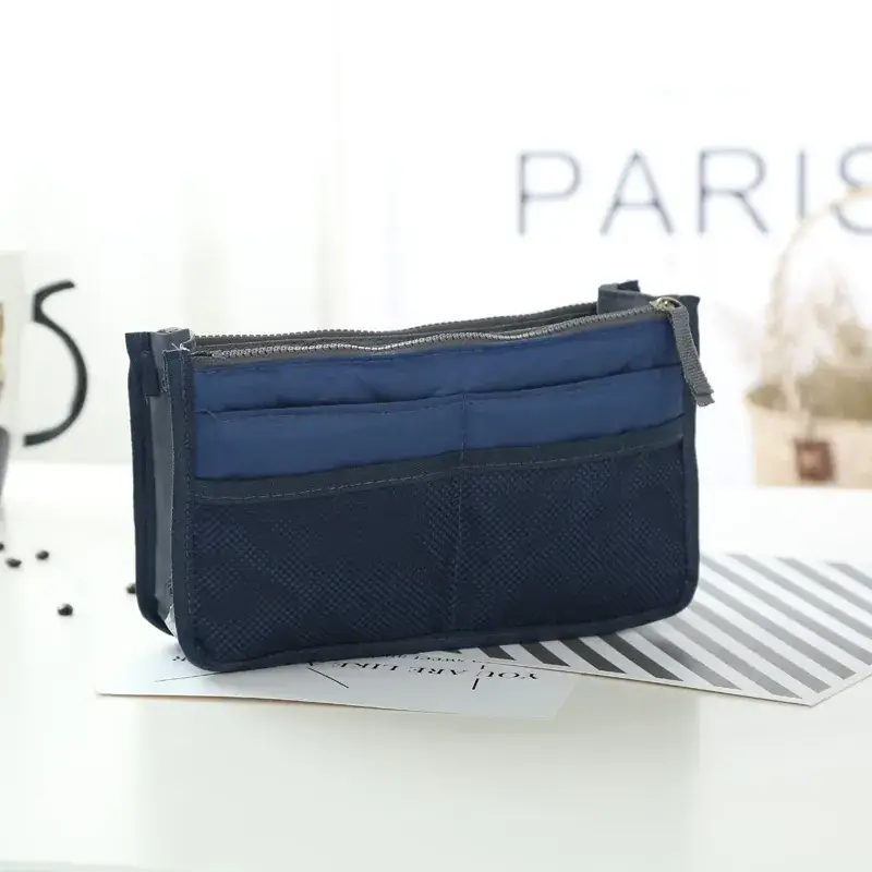 Double Zipper Makeup Wash Bag Thickened Multifunctional Storage — feature 4
