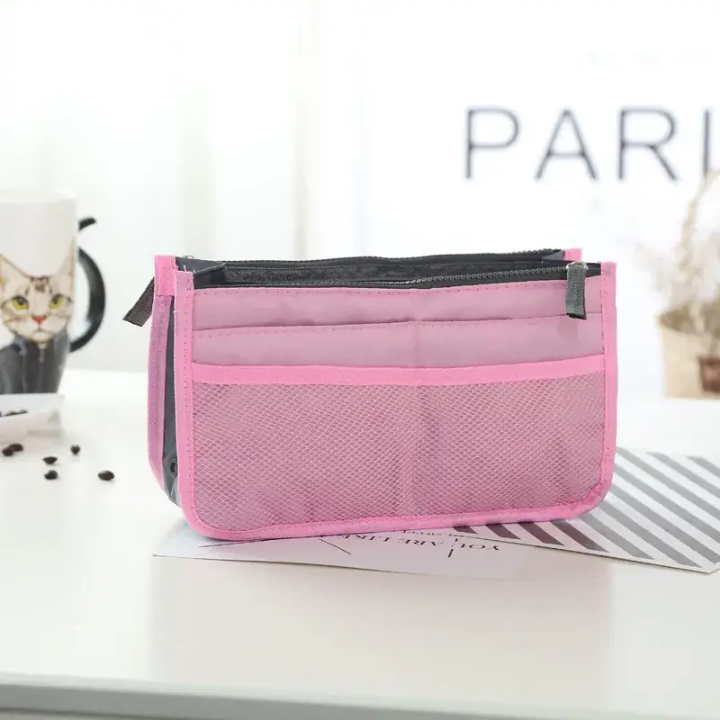 Double Zipper Makeup Wash Bag Thickened Multifunctional Storage — feature 5