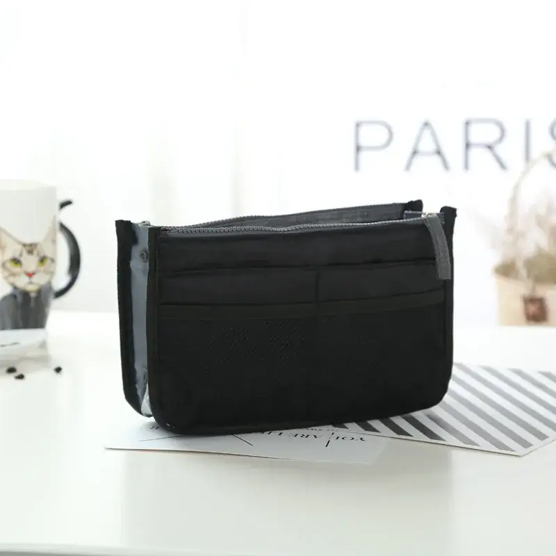 Double Zipper Makeup Wash Bag Thickened Multifunctional Storage — feature 7