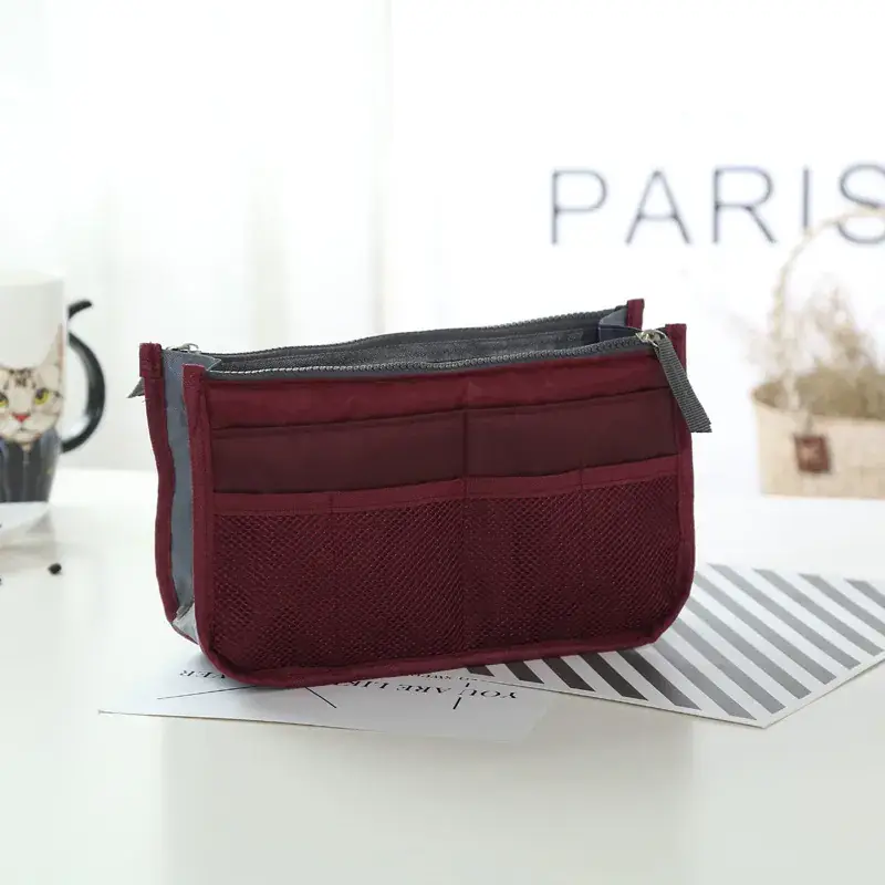 Double Zipper Makeup Wash Bag Thickened Multifunctional Storage — feature 8