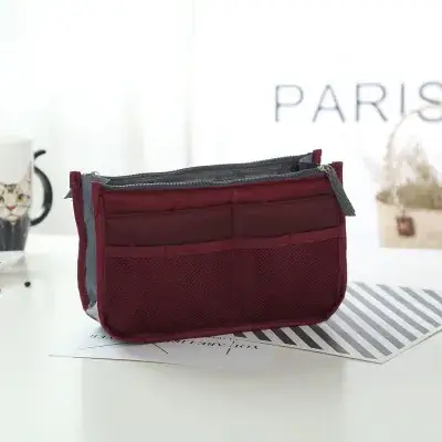 Double Zipper Makeup Wash Bag Thickened Multifunctional Storage