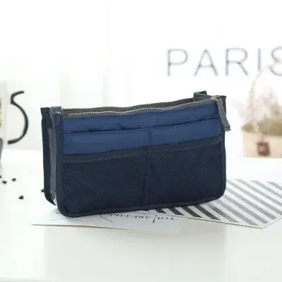Double Zipper Makeup Wash Bag Thickened Multifunctional Storage