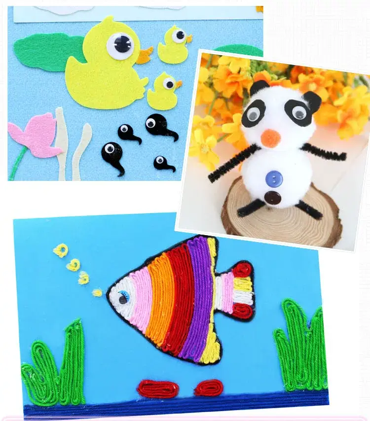 Animal Eye Adhesive Toy Eyes for Kids DIY Activity — feature 16