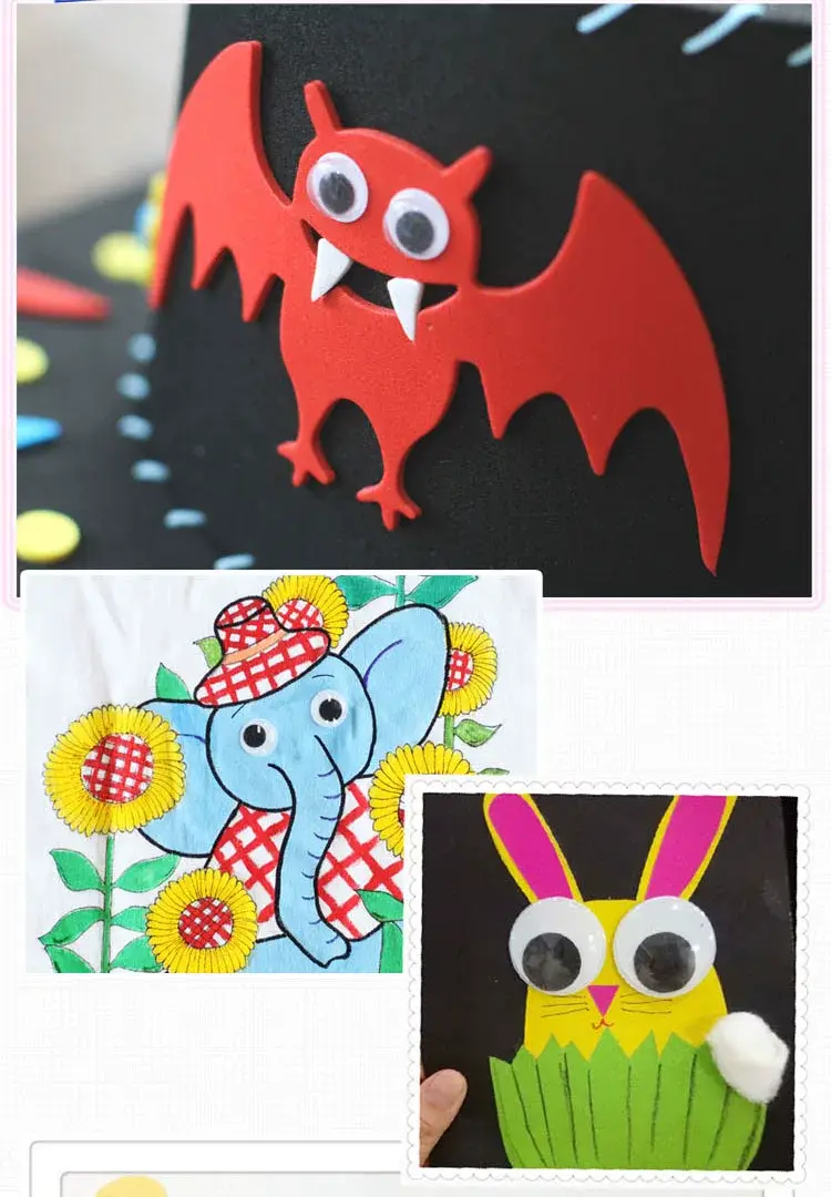 Animal Eye Adhesive Toy Eyes for Kids DIY Activity — feature 17