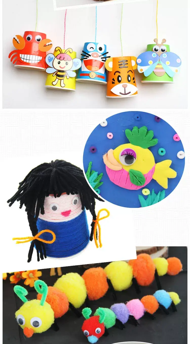 Animal Eye Adhesive Toy Eyes for Kids DIY Activity — feature 20