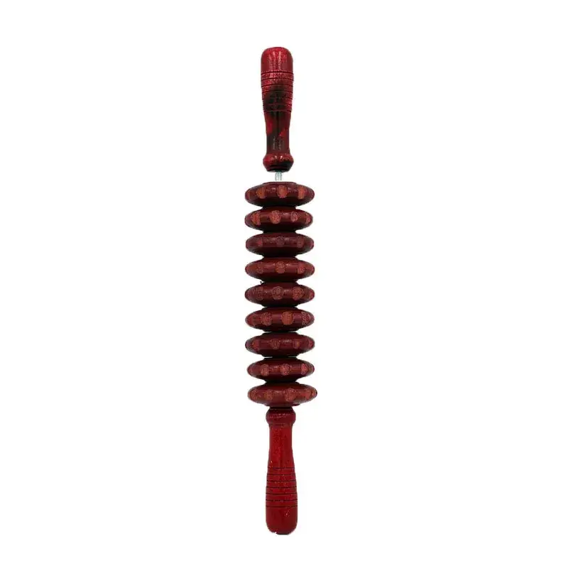 Wooden Belly Massage Wheel for Back & Neck Relief