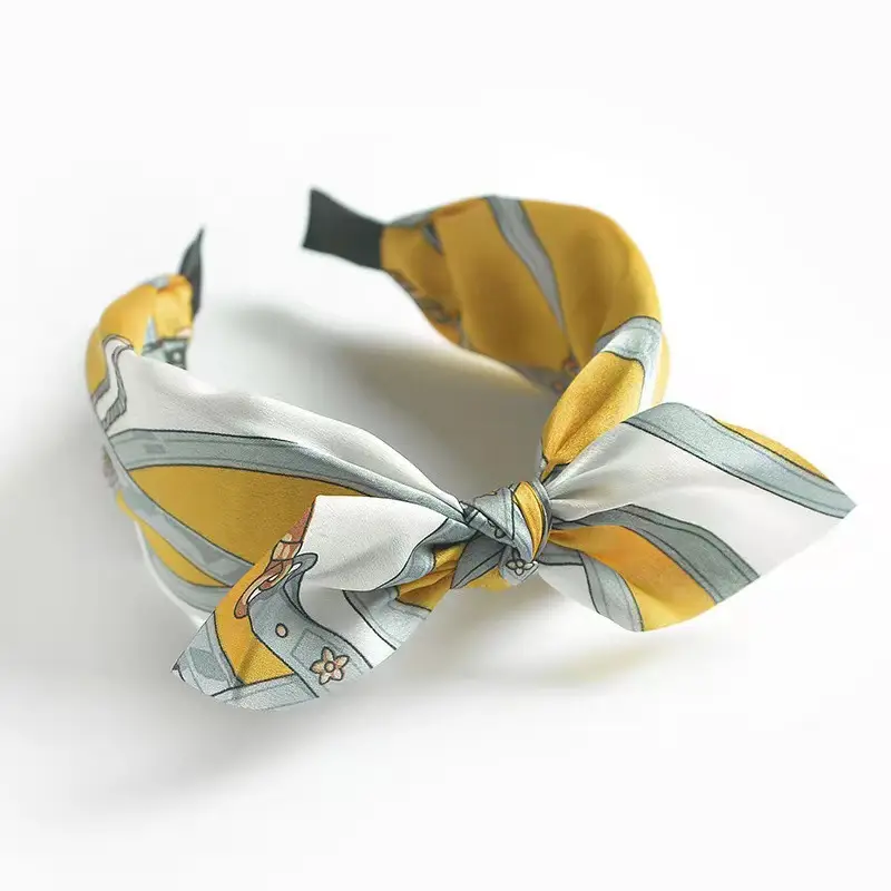 Blue Bandana Bow Headband for Women - Image 13
