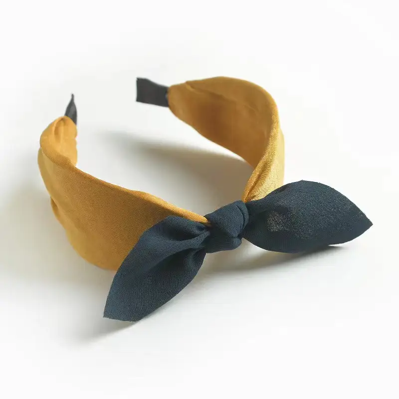Blue Bandana Bow Headband for Women - Image 16
