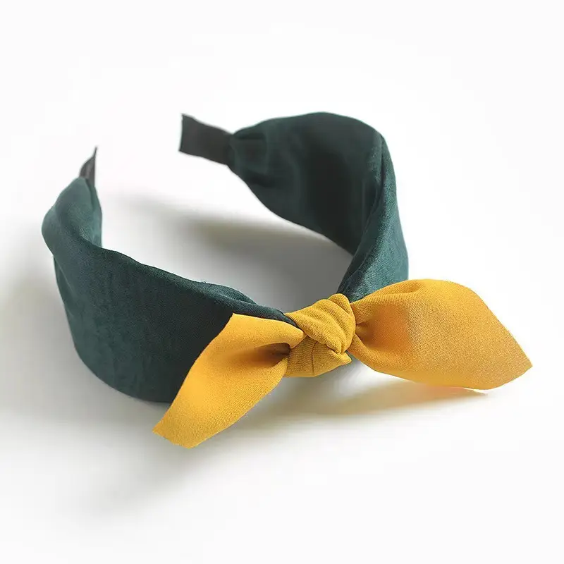 Blue Bandana Bow Headband for Women - Image 17