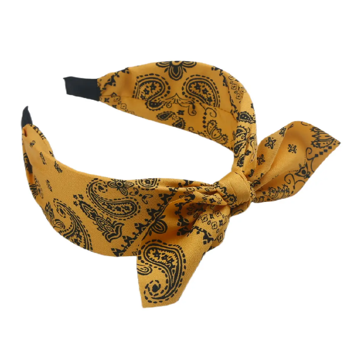 Blue Bandana Bow Headband for Women - Image 22