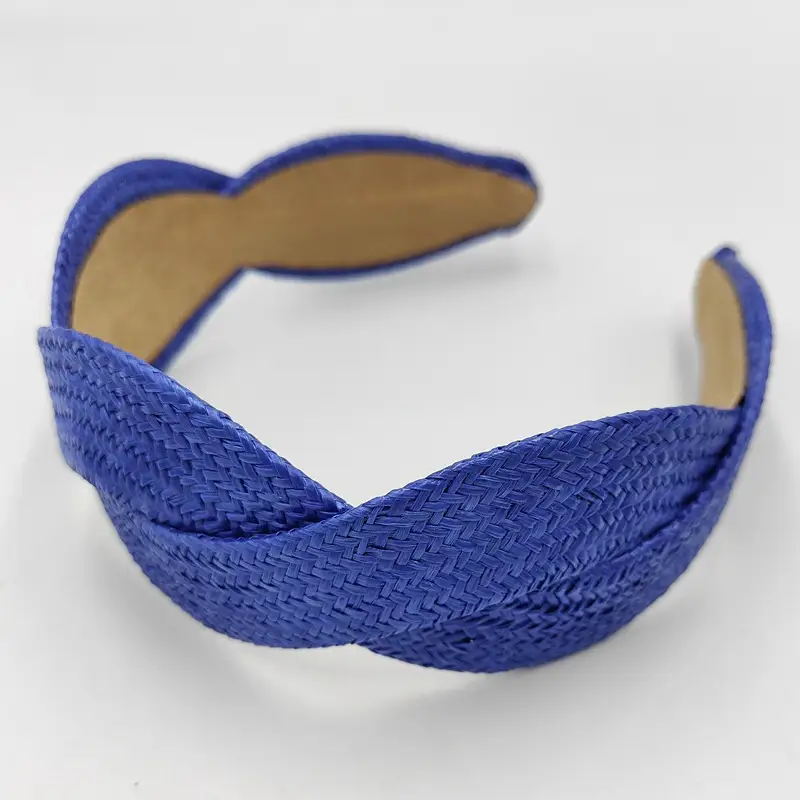 Blue Bandana Bow Headband for Women - Image 45