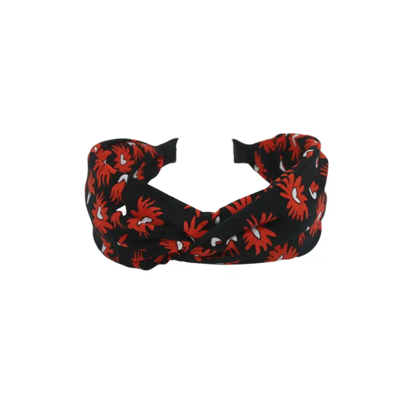 Blue Bandana Bow Headband for Women - Image 49