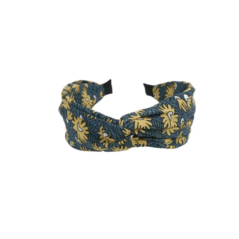 Blue Bandana Bow Headband for Women - Image 52