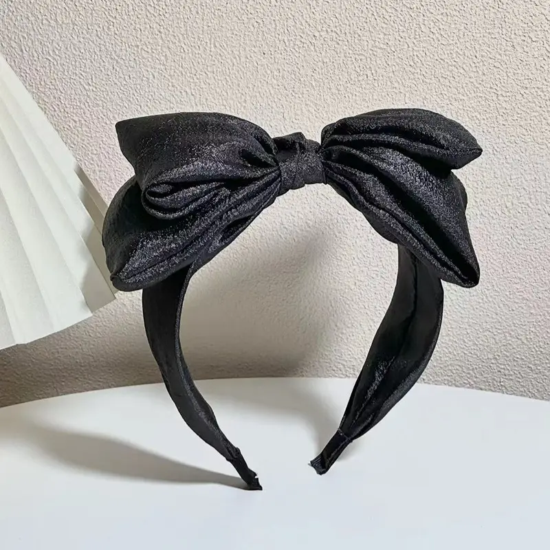Blue Bandana Bow Headband for Women - Image 68