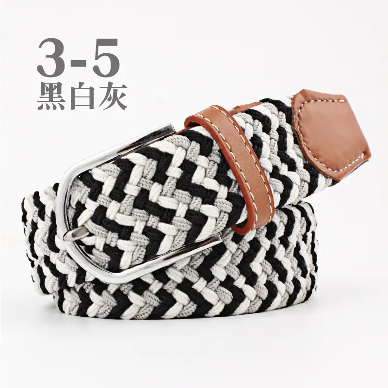 Gray black and white 107cm