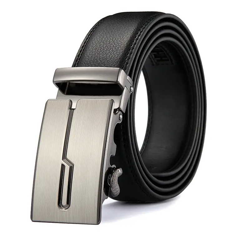 Men's Automatic Buckle Cowhide Belt Leather - Image 8