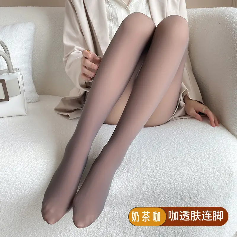Pregnant Women Fleece Lined Leggings Winter Warm