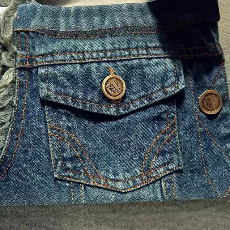 Men Sleeveless Denim Vest 2025 Slim Fit Plus Size - Image 31