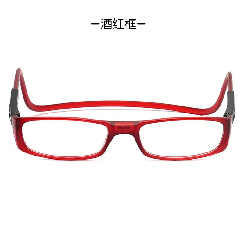 New upgraded version of ultra-light magnet reading glasses women can hang neck convenient easy to carry folding reading glasses - Image 4