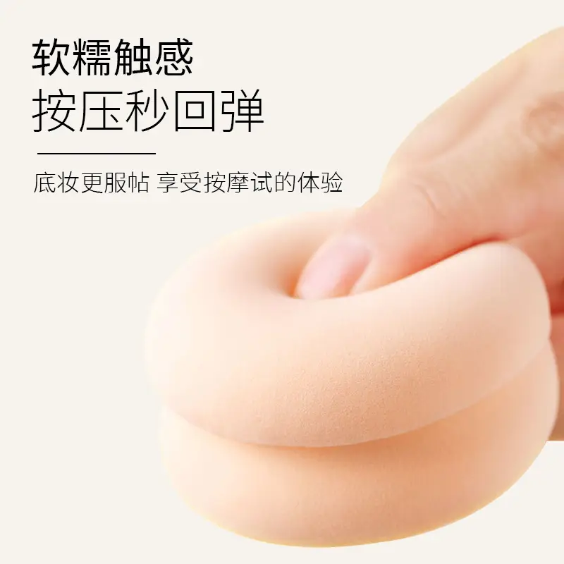 Non-Latex Wet Powder Puff for Makeup Application - Image 9