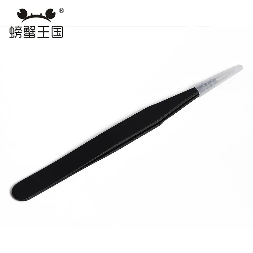 Anti-static stainless steel tweezers straight tip