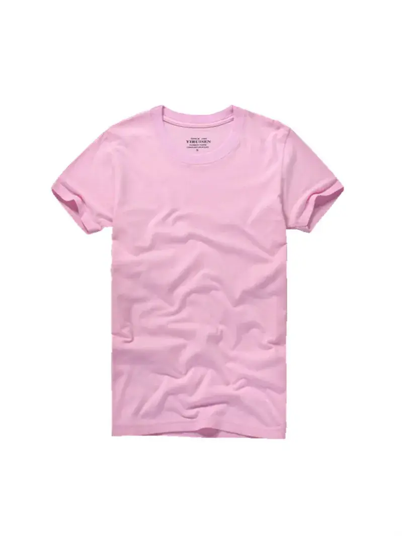 Men's Grey Cotton T-Shirt Slim Fit Casual Wash - Image 16