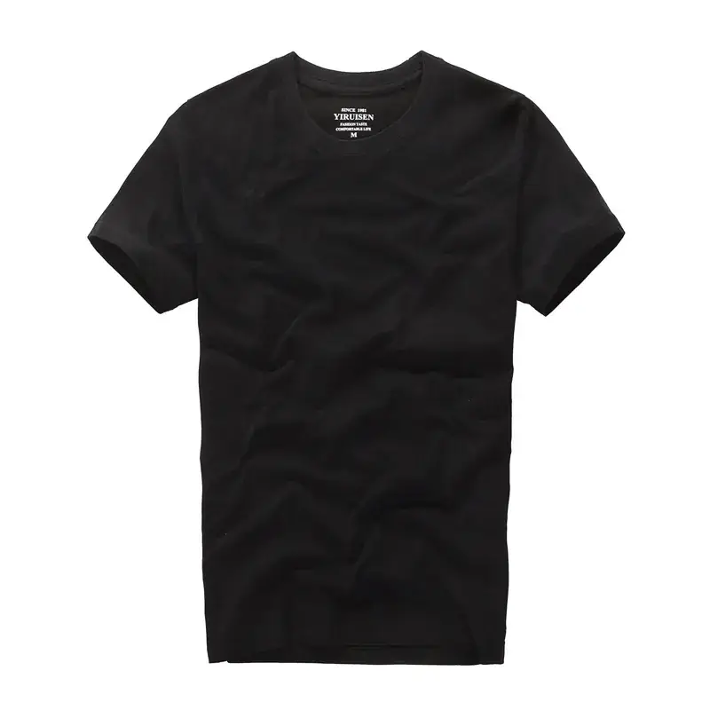 Men's Grey Cotton T-Shirt Slim Fit Casual Wash