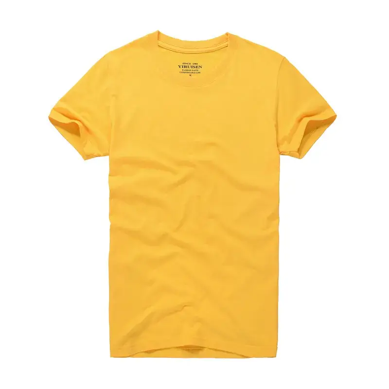 Men's Grey Cotton T-Shirt Slim Fit Casual Wash - Image 8