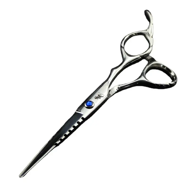 6.0 Barber Scissors Toothed Flat Scissors 04-6 - Image 7
