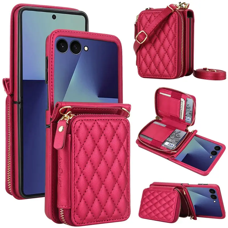Foldable Phone Crossbody Bag with Wallet & Keys