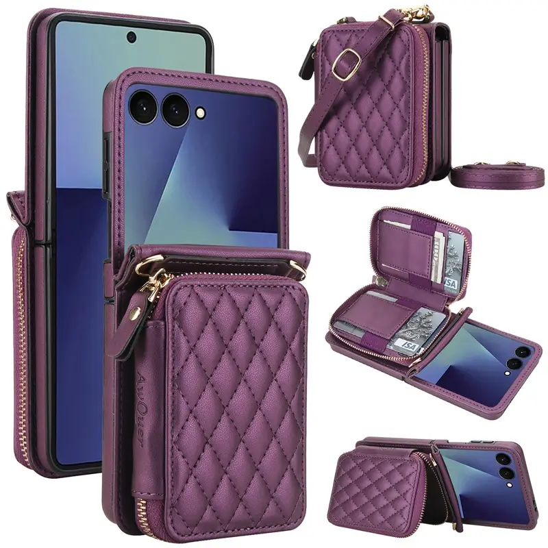 Foldable Phone Crossbody Bag with Wallet & Keys