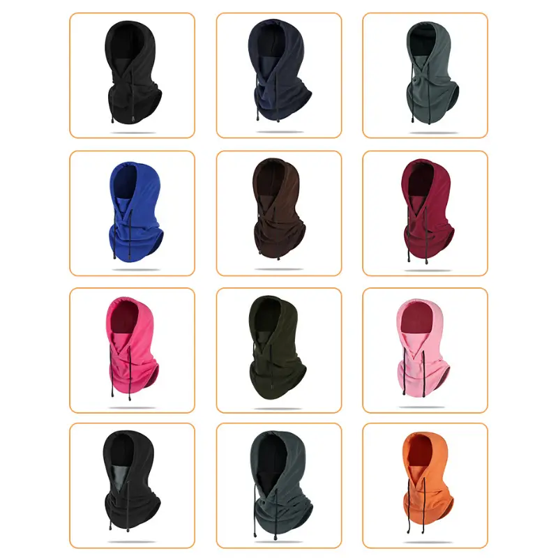 Cold Proof Fleece Neck Cover for Winter Cycling Skiing