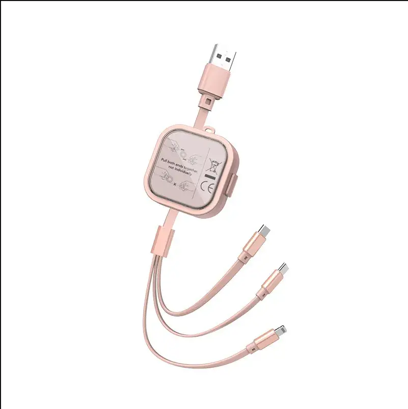 One-to-three Retractable USB-C Cable for Android 3-in-1 Gift - Image 22