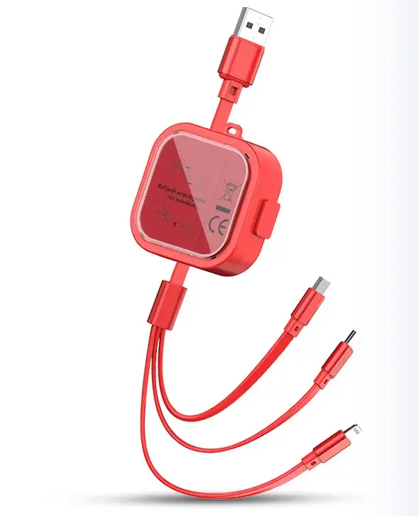One-to-three Retractable USB-C Cable for Android 3-in-1 Gift - Image 14