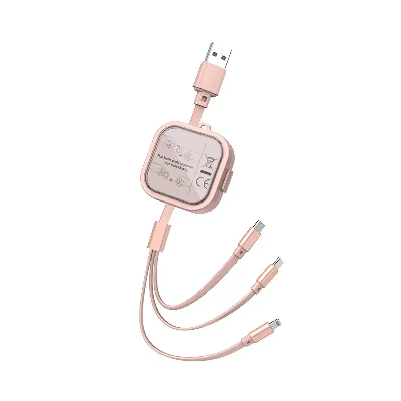 One-to-three Retractable USB-C Cable for Android 3-in-1 Gift - Image 16
