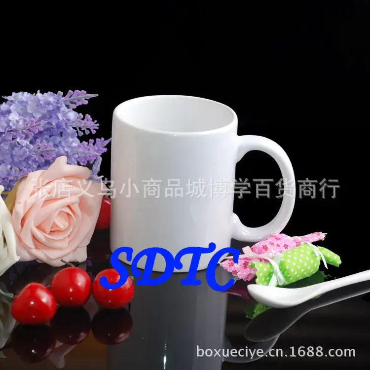 White Heat Transfer Coated Cup for Home & Office - Image 3