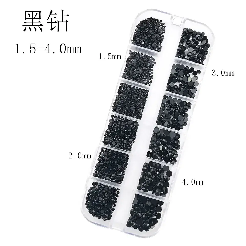 Nail Diamond Jewelry with 1.5-5mm Sparkle