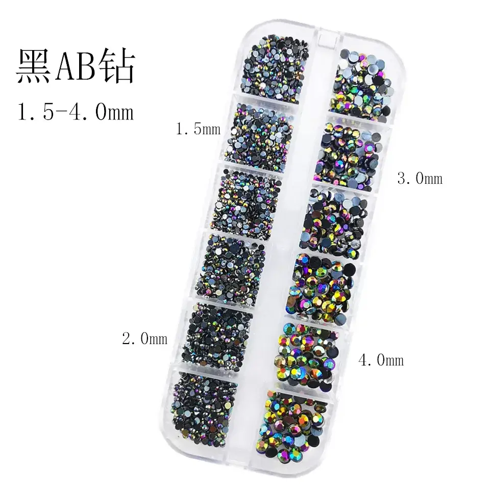 Nail Diamond Jewelry with 1.5-5mm Sparkle