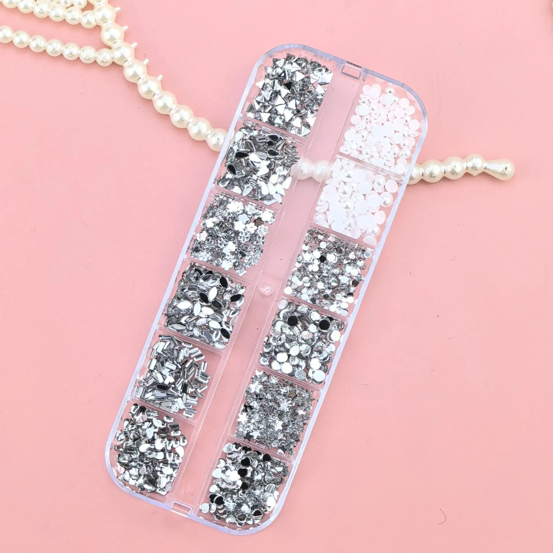 Nail Diamond Jewelry with 1.5-5mm Sparkle