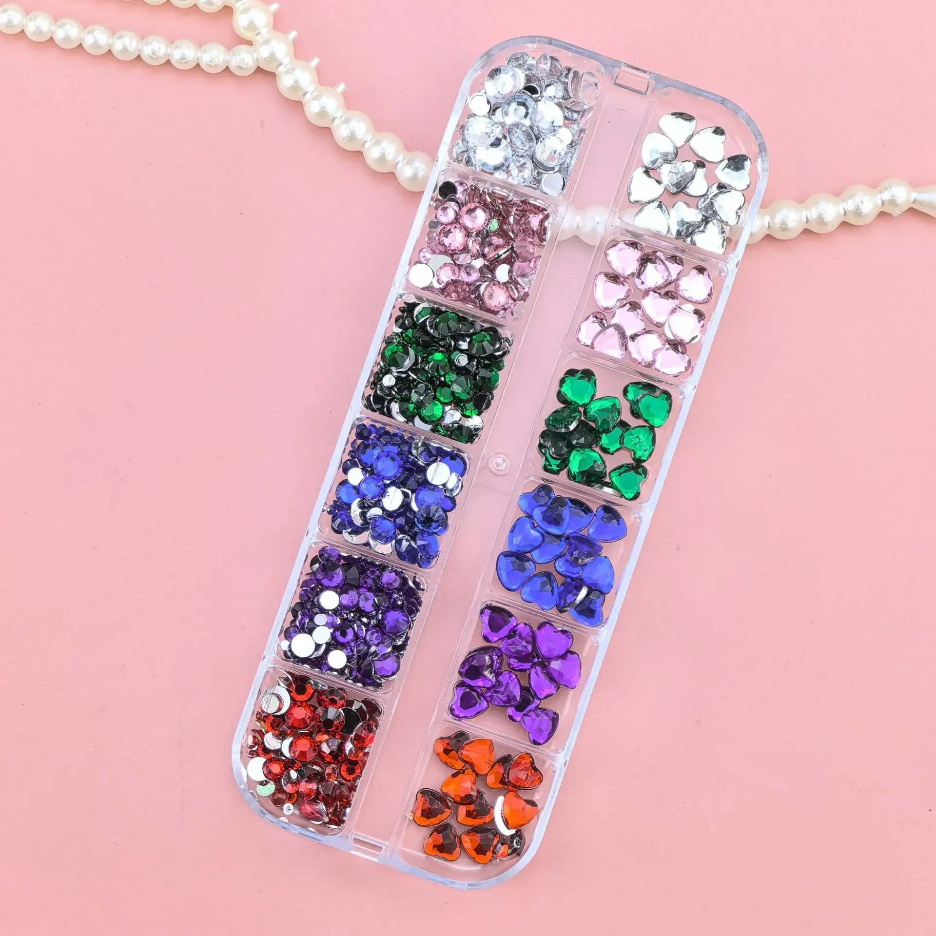 Nail Diamond Jewelry with 1.5-5mm Sparkle