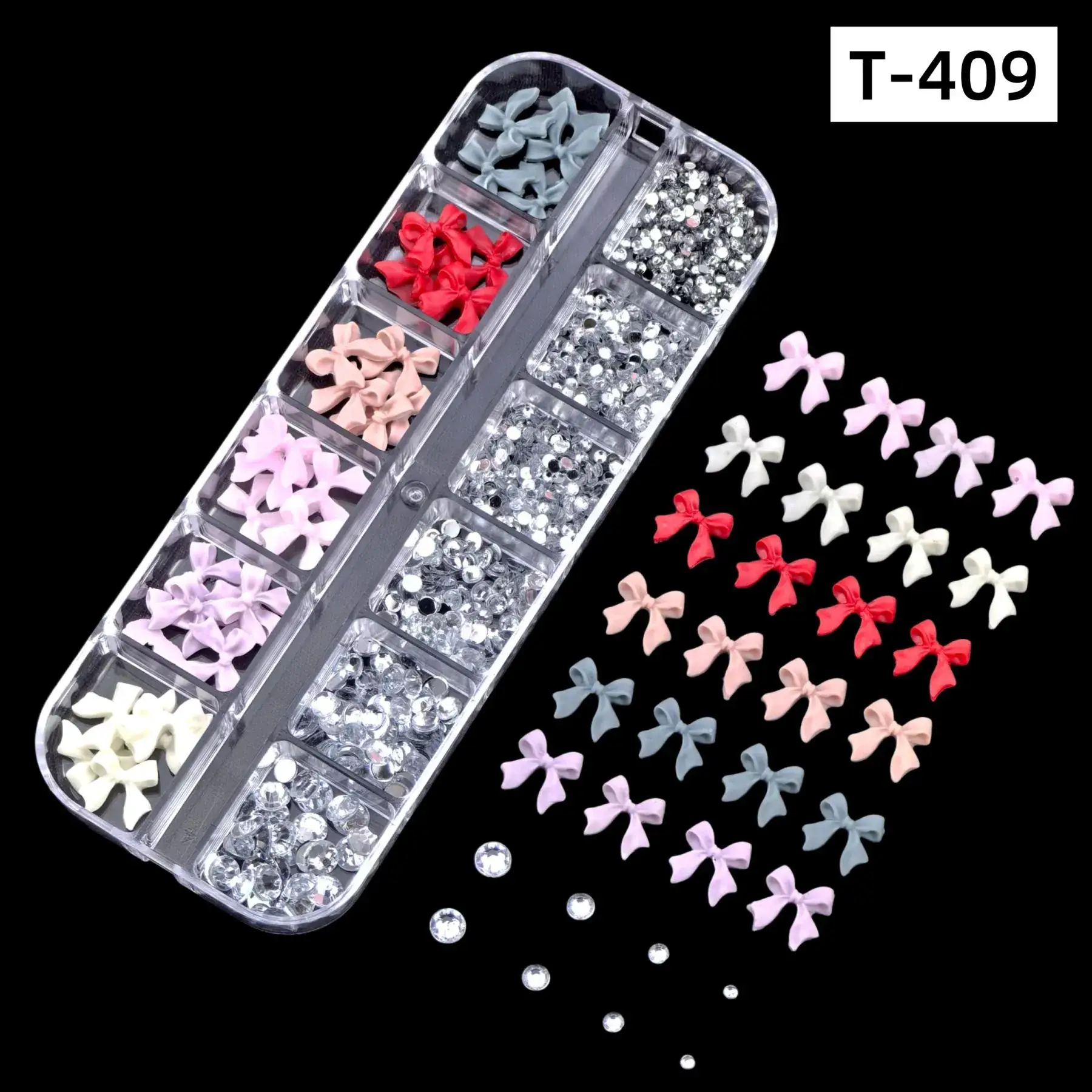 Nail Diamond Jewelry with 1.5-5mm Sparkle