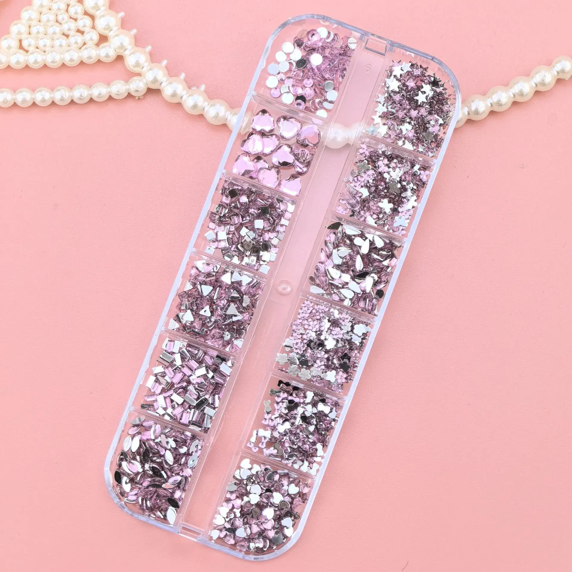 Nail Diamond Jewelry with 1.5-5mm Sparkle