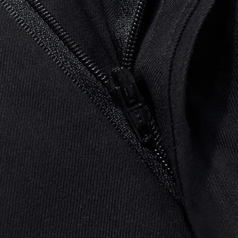 Men's Slim Fit Western Trousers Black Middle Age