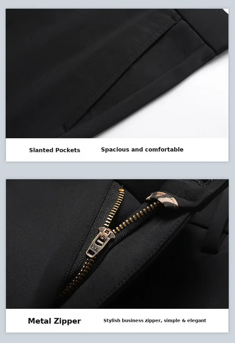 Men Ice Silk Stretch Business Pants High Waist Straight — feature 25