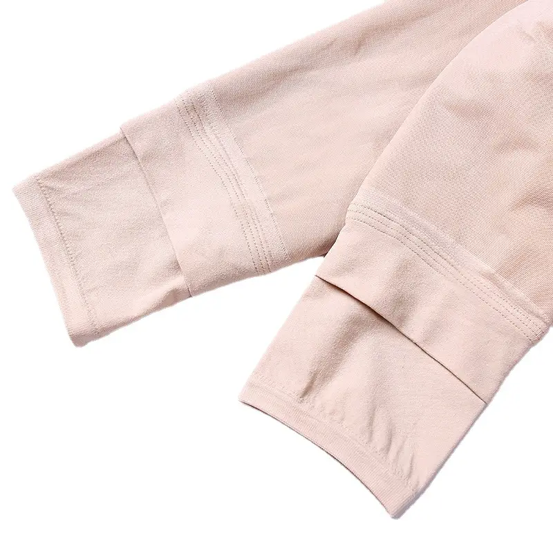 Autumn Velvet Double Layer Fake See-Through Leggings - Image 9
