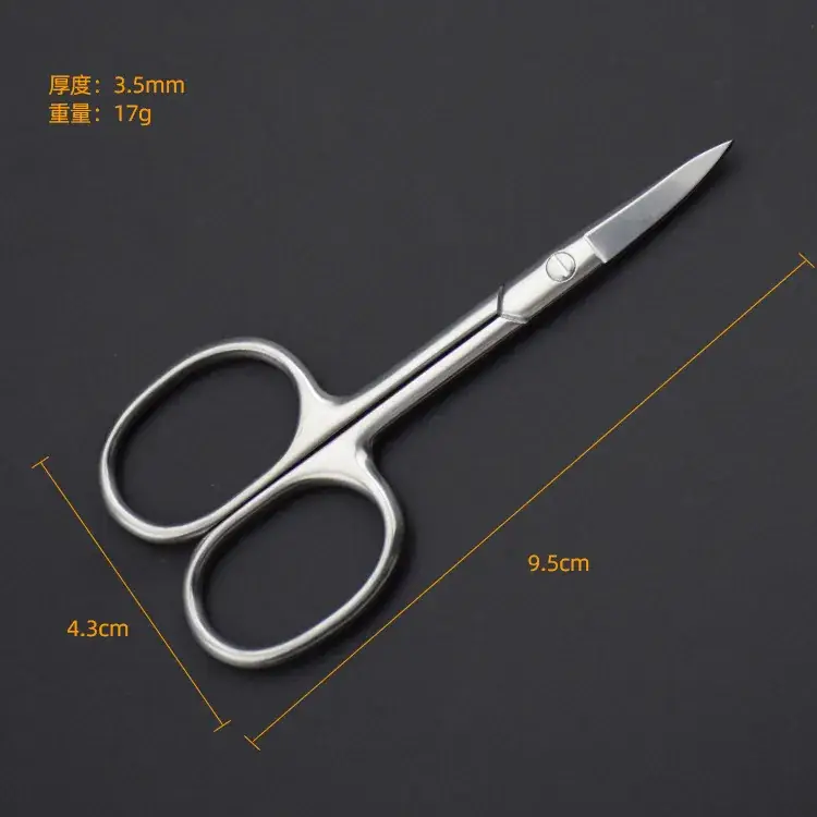 Stainless Steel Emperor Light Eyebrow Scissors - Image 3