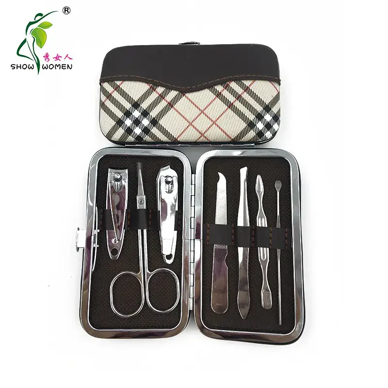 7 Piece Stainless Steel Manicure Set with Clipper - Image 5