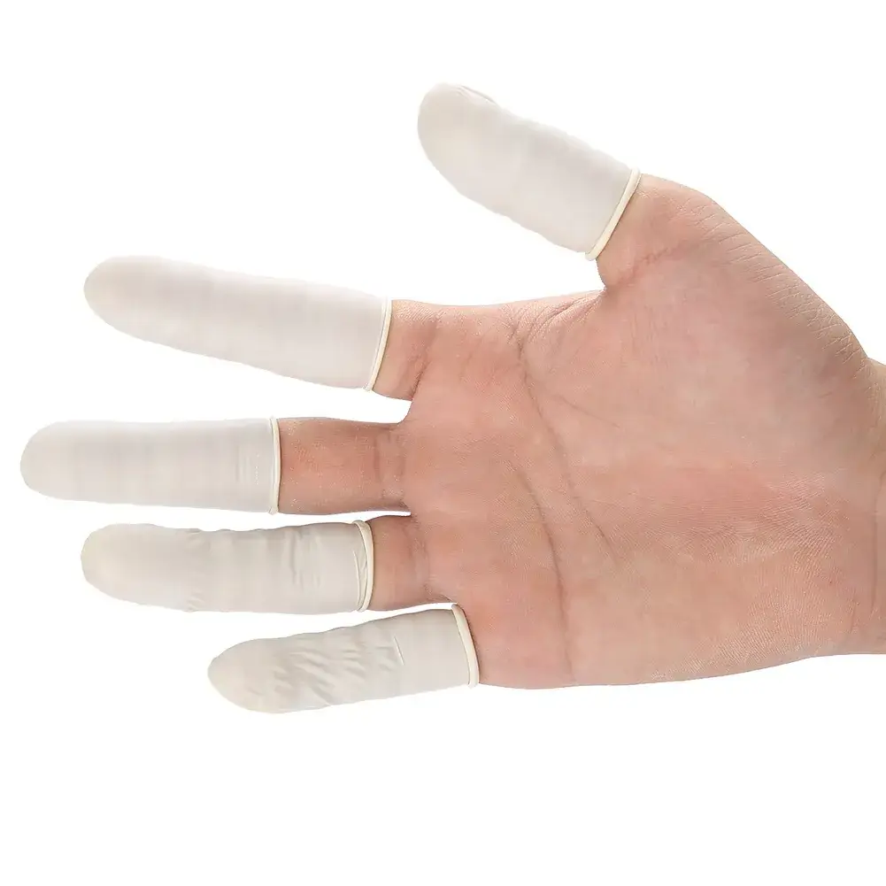 100 Pcs Finger Protective Rubber Gloves for Movement Repair - Image 4